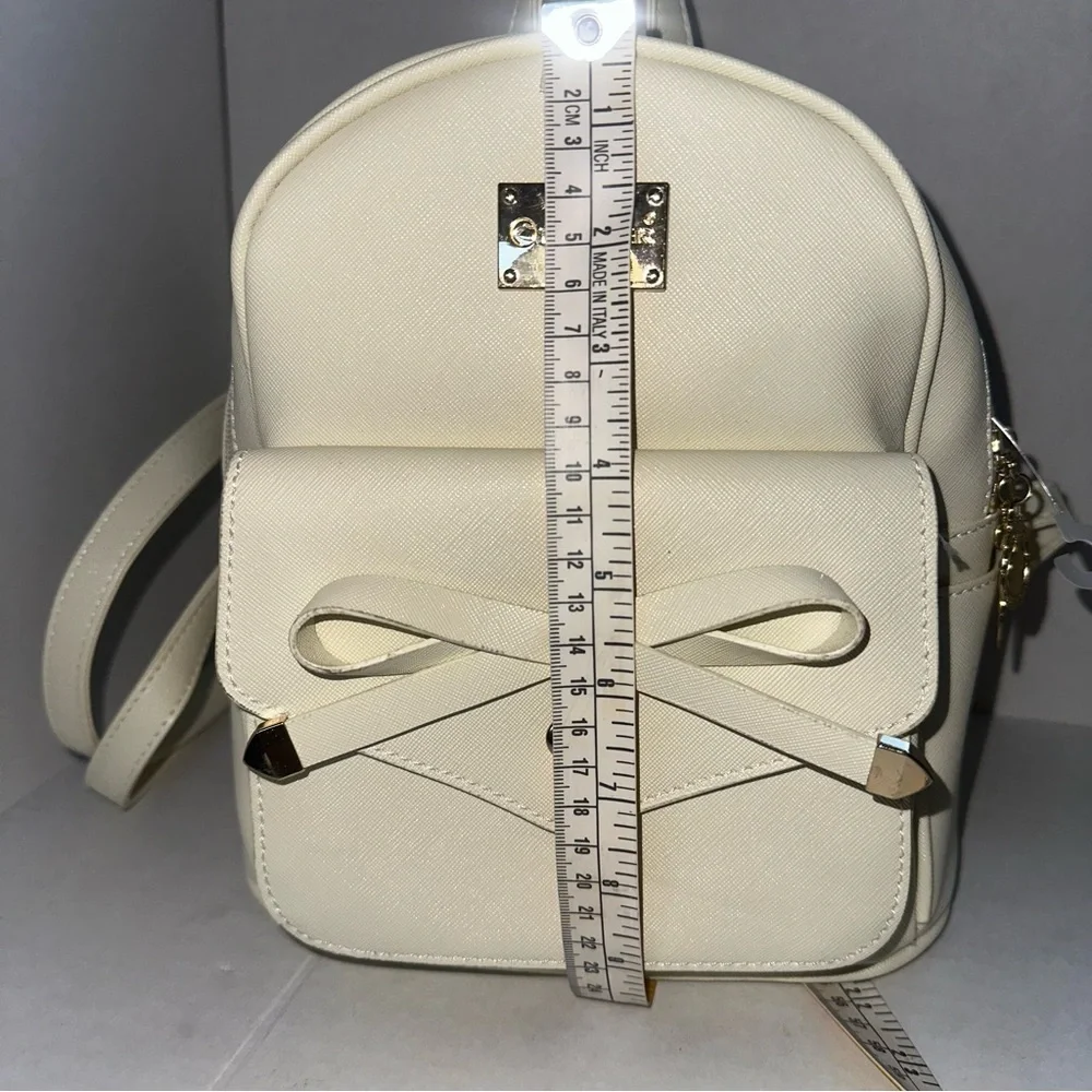 TIHAYNER - Cute leather backpack with bow for girls, mini backpack bag for women